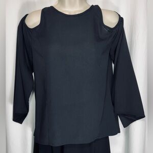 LUCCA Cold Shoulder Blouse